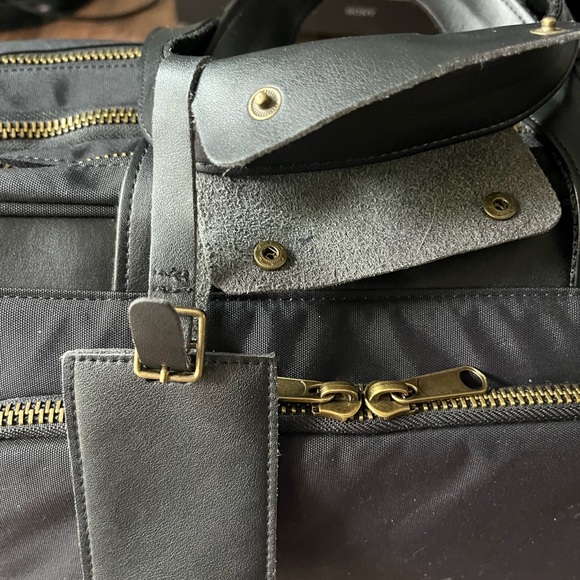 Nomad Lane Black Bento Bag Travel Carry On Personal Item Duffle Weekend - Picture 11 of 16